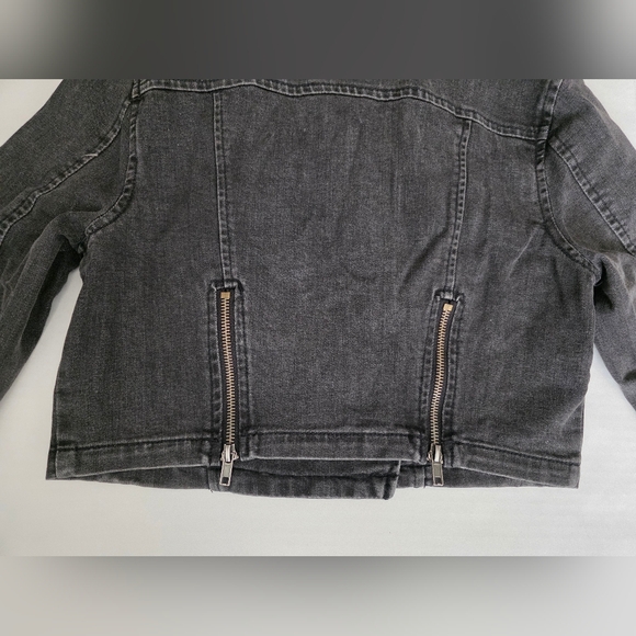 Free People Charcoal Jean Jacket - Picture 10 of 13